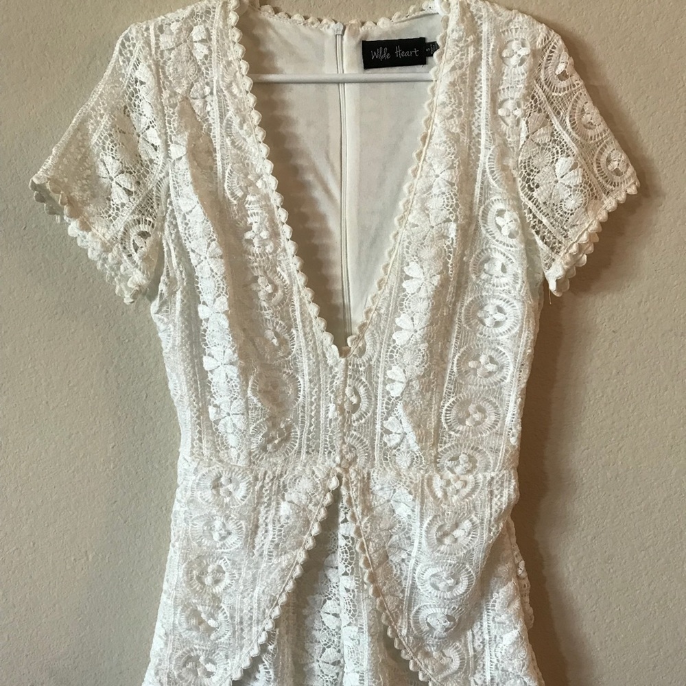 Beautiful lace romper!